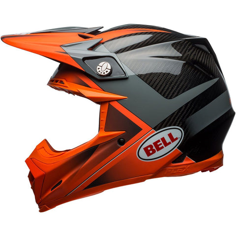 Bell Moto-9 Flex Hound Matte Orange / Charcoal
