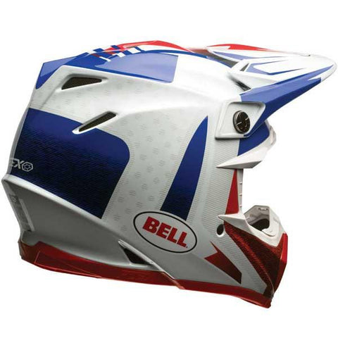 Bell Moto 9 Flex Vice Blue / Red