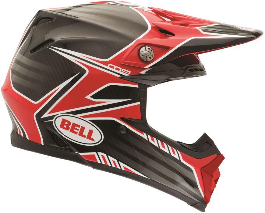 Bell Moto 9 Carbon Pinned Red