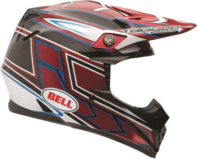 Bell Moto 9 Carbon Tagger Clash Red