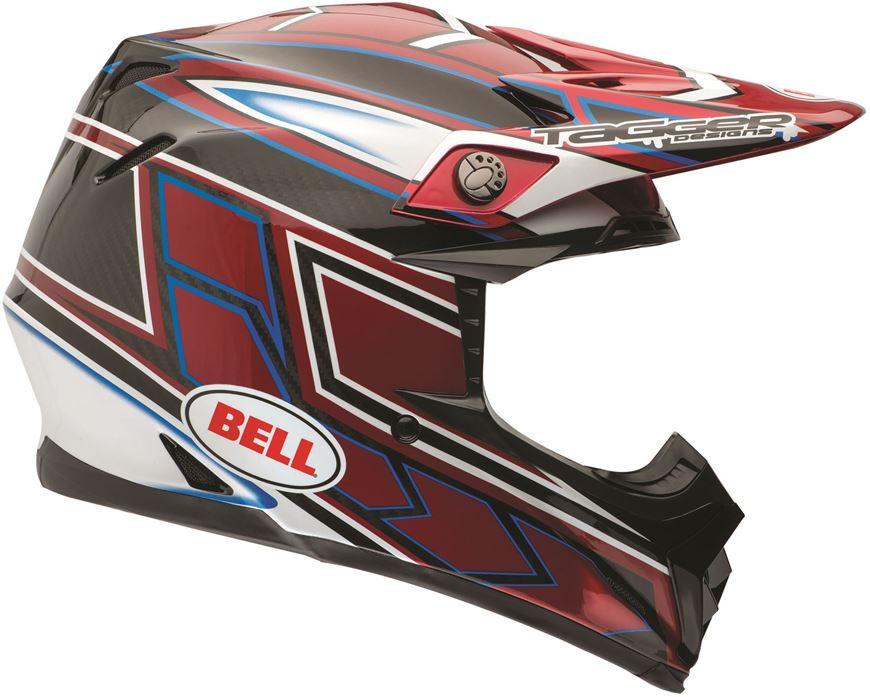 Bell Moto 9 Carbon Tagger Clash Red