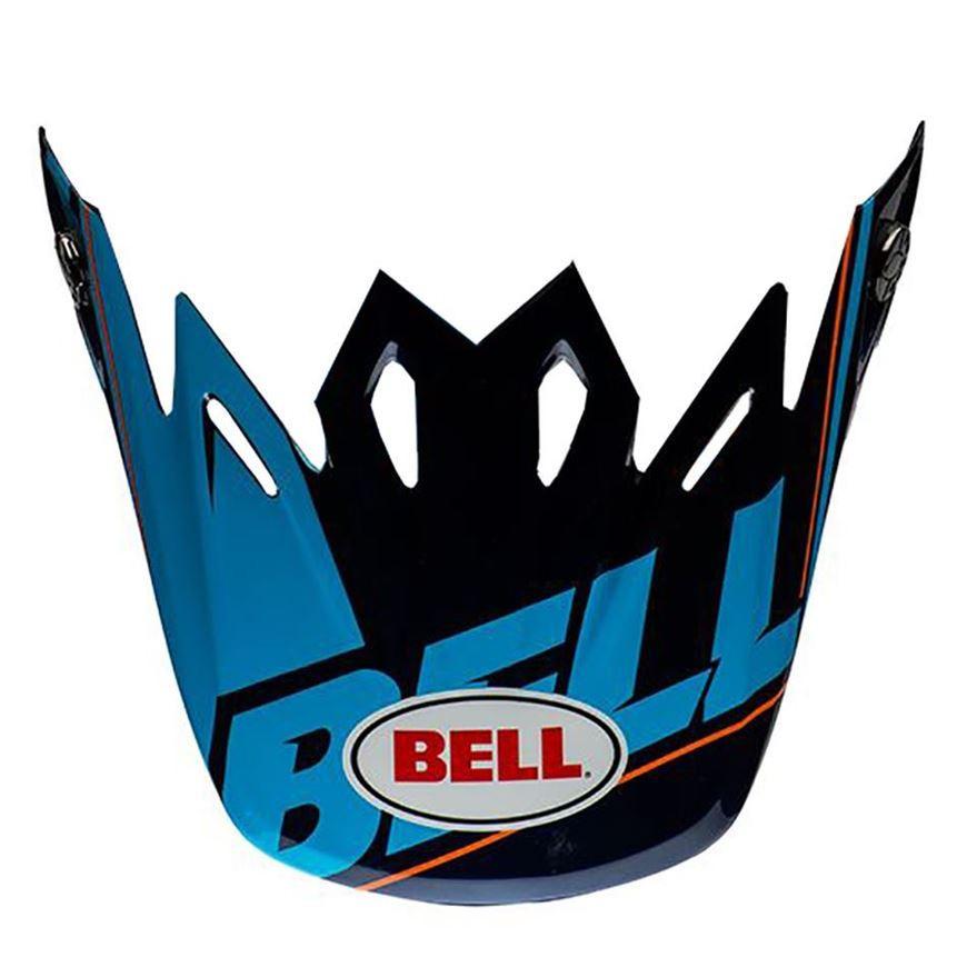 Bell Moto 9 Flex Peak Blocked Blue