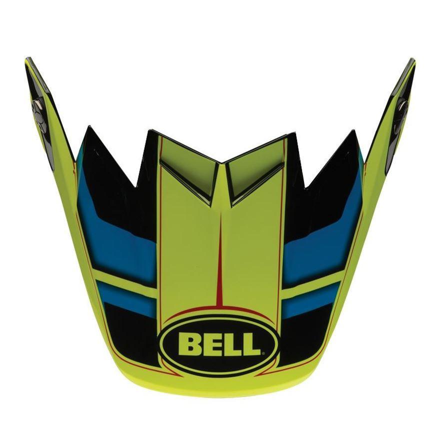 Bell Moto 9 Flex Peak Factory Blue/Yellow