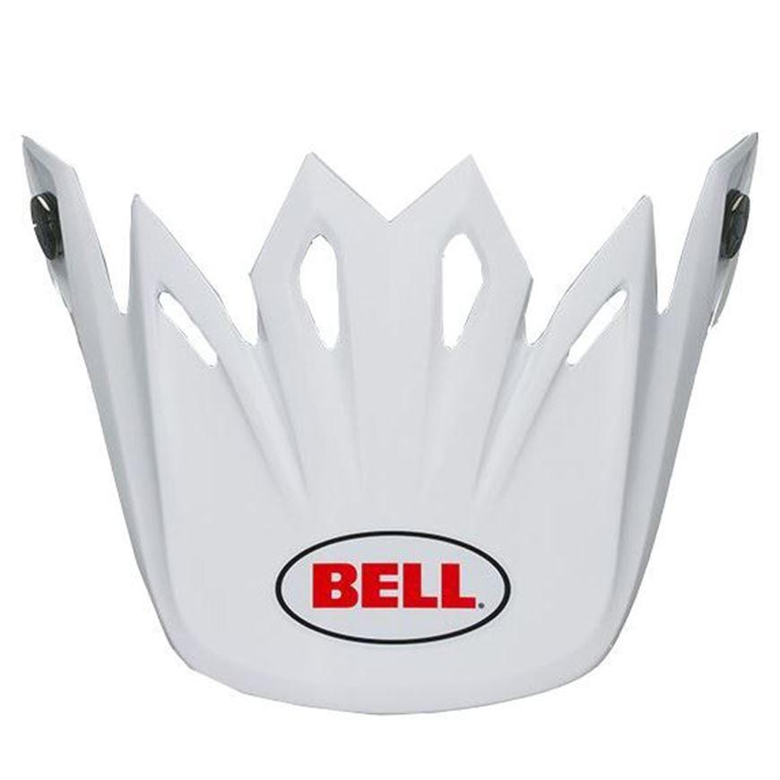 Bell Moto 9 Peak Solid White