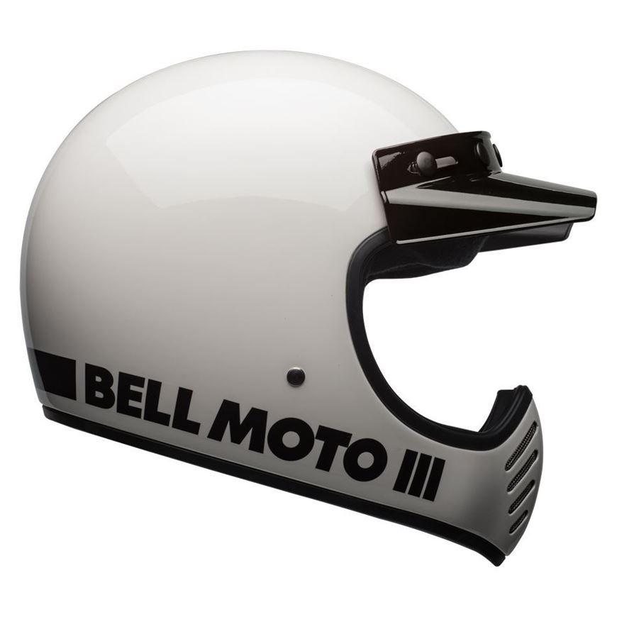 Bell Moto 3 Classic White