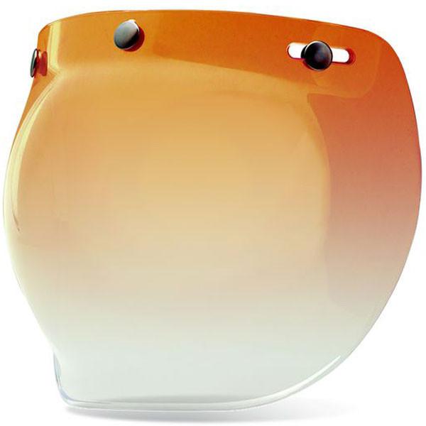 Bell Custom 500 3-Snap Bubble Shield Amber Gradient