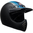 Bell Moto-3 Stripes Matte Silver / Black / Blue
