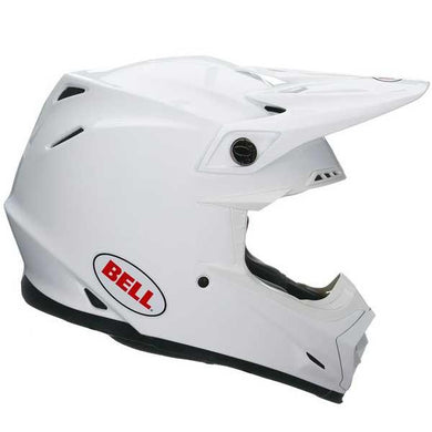 Bell Moto-9 Flex Solid White