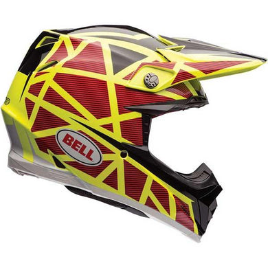 Bell Moto-9 Flex Strapped Yellow / Red