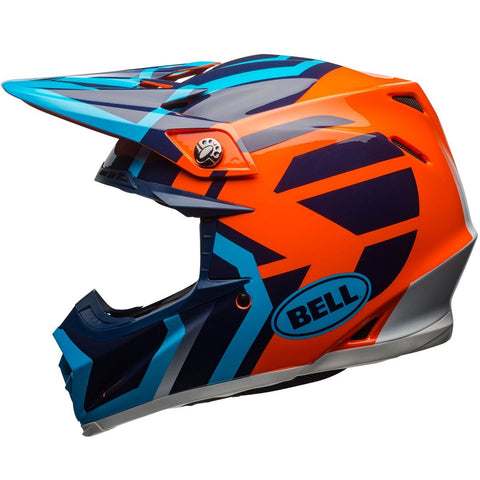 Bell Moto-9 MIPS District Blue / Orange