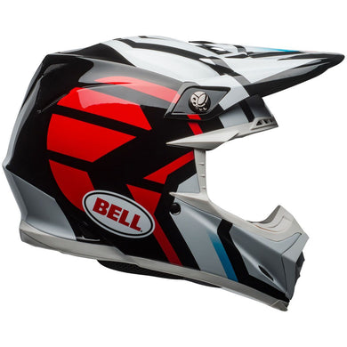 Bell Moto-9 MIPS District White / Black / Red