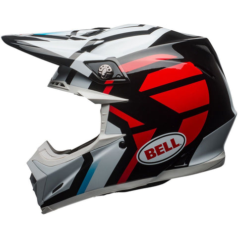 Bell Moto-9 MIPS District White / Black / Red