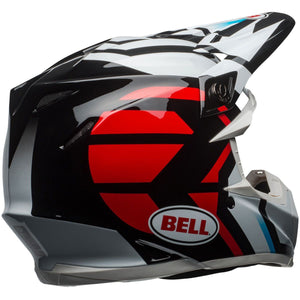 Bell Moto-9 MIPS District White / Black / Red