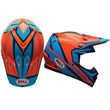 Bell Moto 9 Spark Orange / Blue