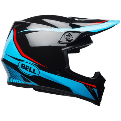 Bell MX-9 MIPS Torch Black / Cyan / Red