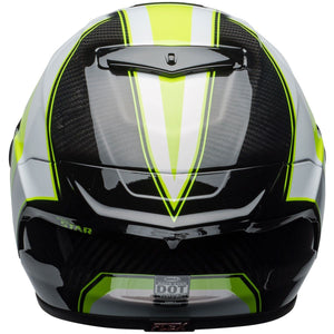 Bell Race Star Sector White / Hi-Viz Green / Carbon