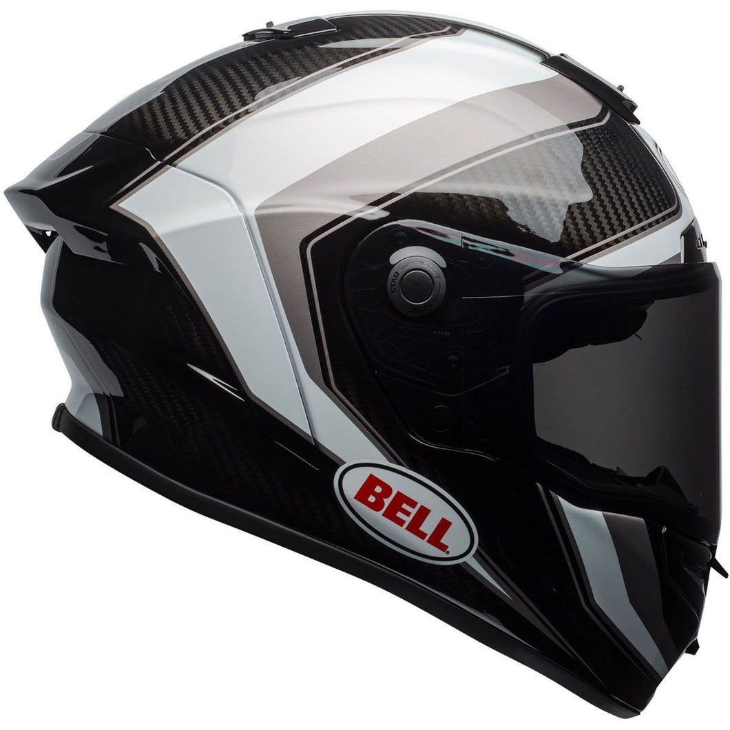 Bell Race Star Sector White / Titanium / Carbon