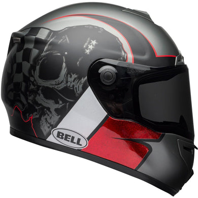 Bell SRT Hart Luck Skull Charcoal / White / Red