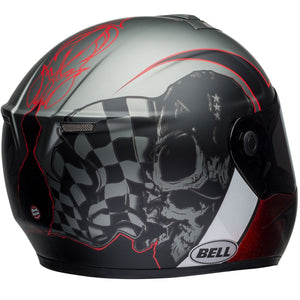 Bell SRT Hart Luck Skull Charcoal / White / Red