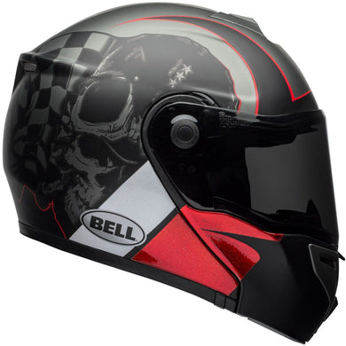 Bell SRT Modular Hart Luck Skull Charcoal / White / Red