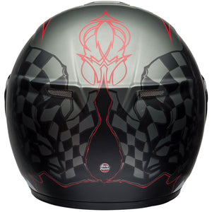 Bell SRT Modular Hart Luck Skull Charcoal / White / Red