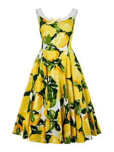 Florals Curved Hem Dress With Pockets
